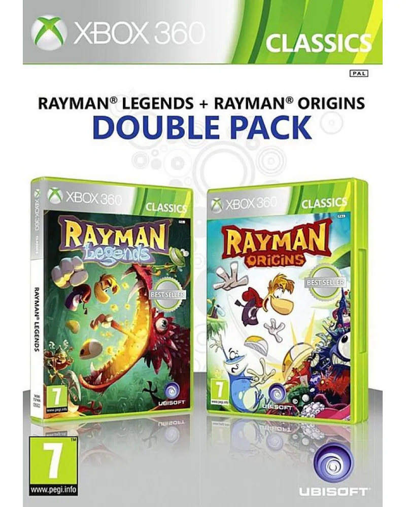 XB360 Rayman Double Pack Legends + Origins 