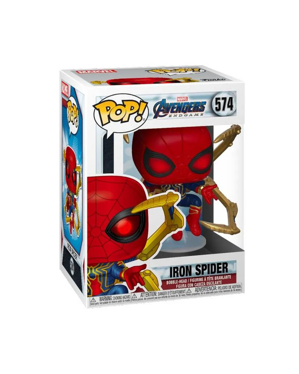 Bobble Figure Marvel - Avengers Endgame POP! - Iron Spider with Nano Gauntlet 