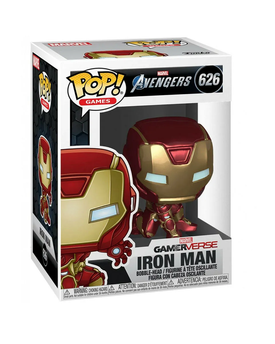 Bobble Figure Games - Avengers Gameverse POP! - Iron Man ( Stark Tech Suit ) 