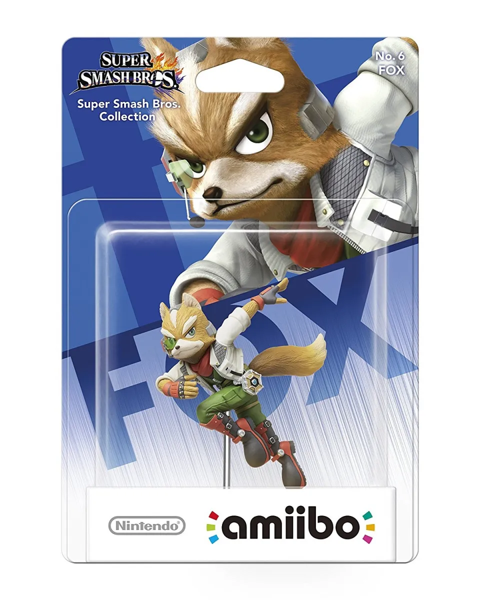 Amiibo Super Smash Bros - Fox No. 6 