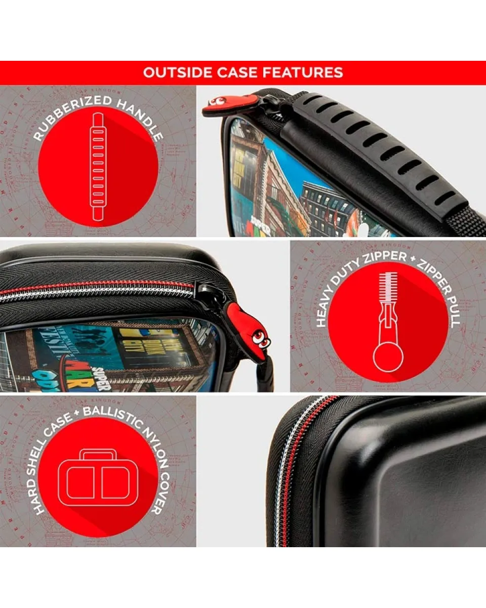 Torbica BigBen Deluxe Travel Case & Cartridge Case - Super Mario - Odyssey 