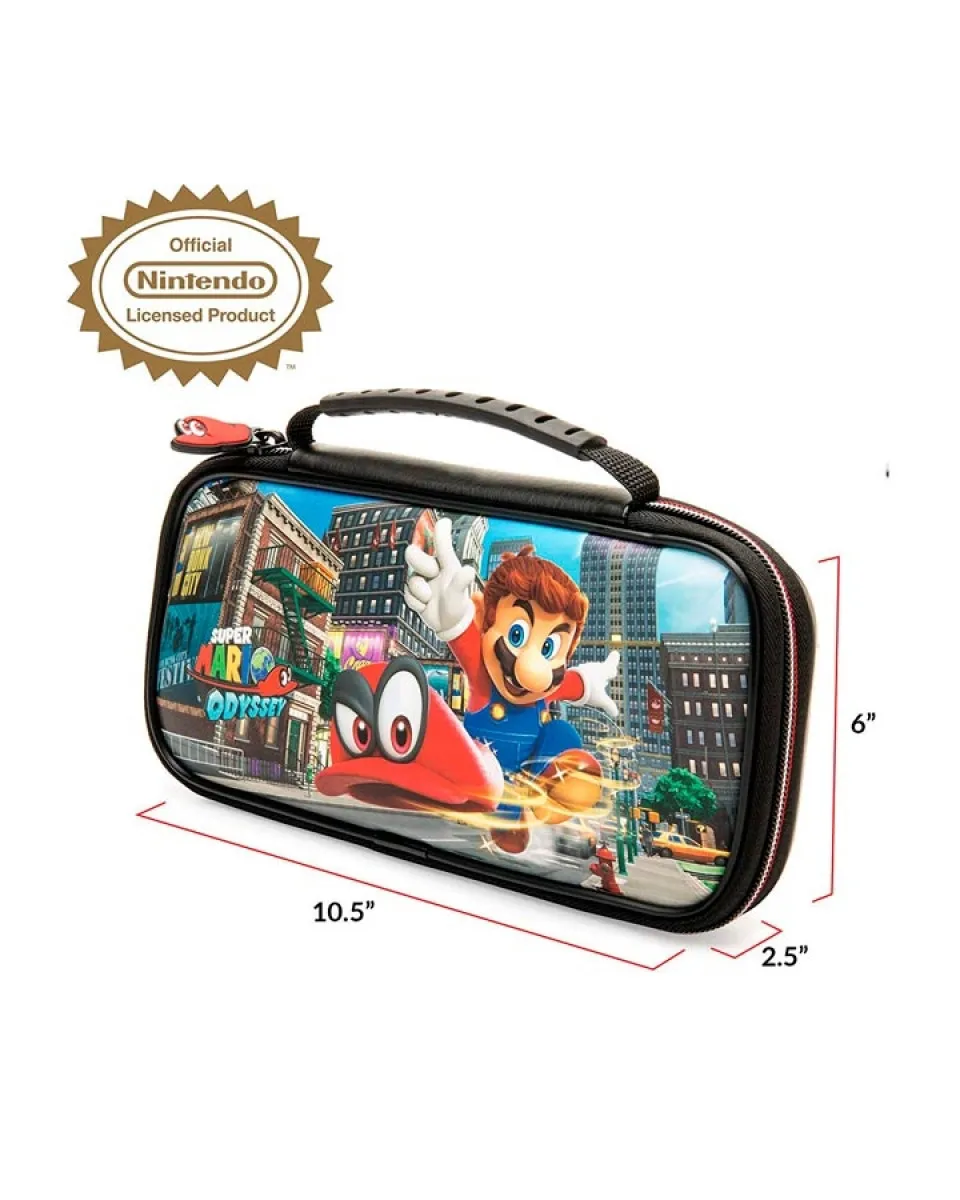 Torbica BigBen Deluxe Travel Case & Cartridge Case - Super Mario - Odyssey 
