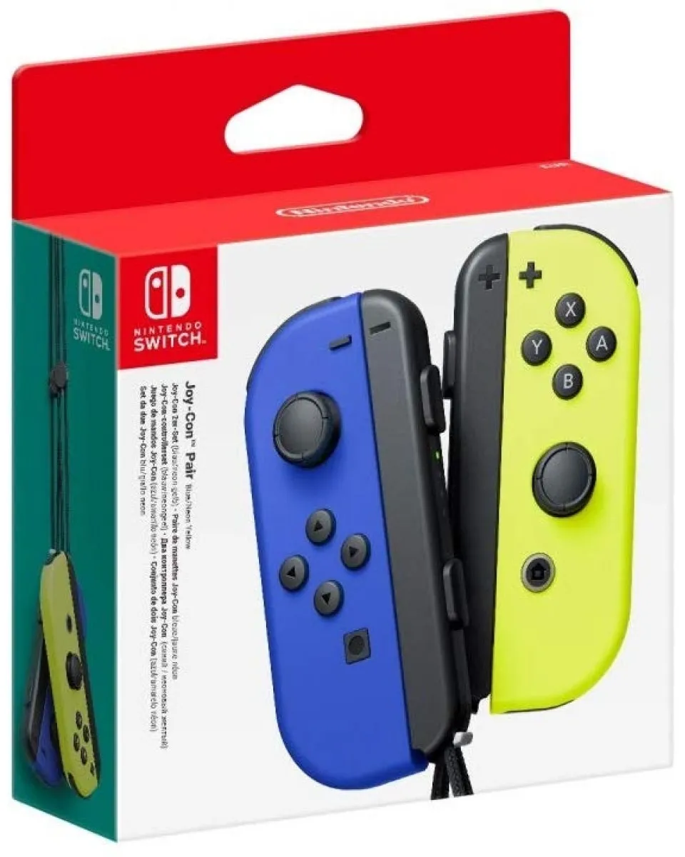 Gamepad Joy-Con Pair Blue/Neon Yellow 