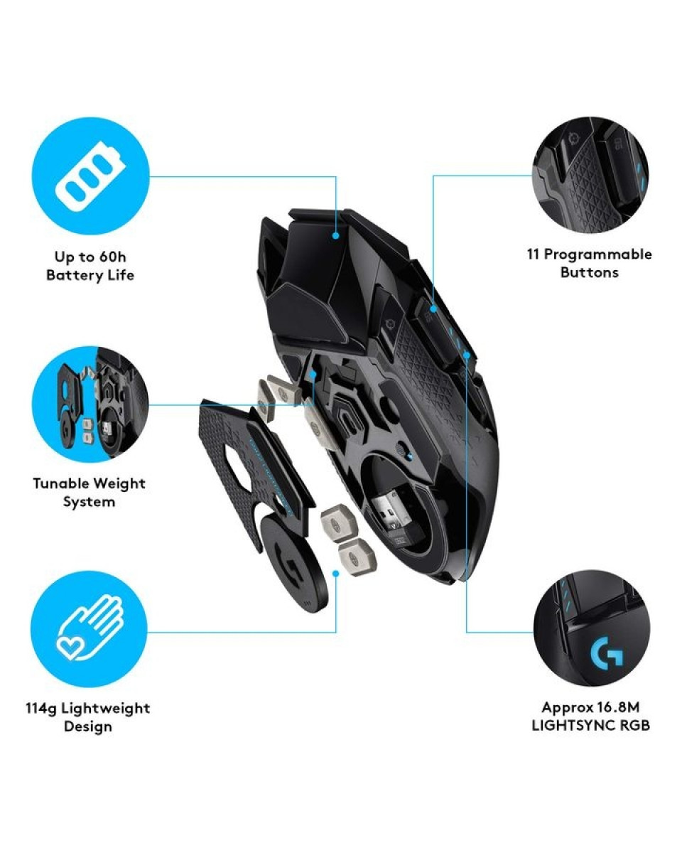 g502 wireless weight