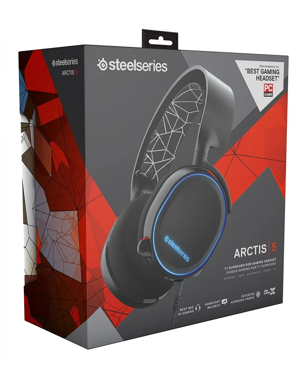 Slušalice Steelseries Arctis 5 - Black 