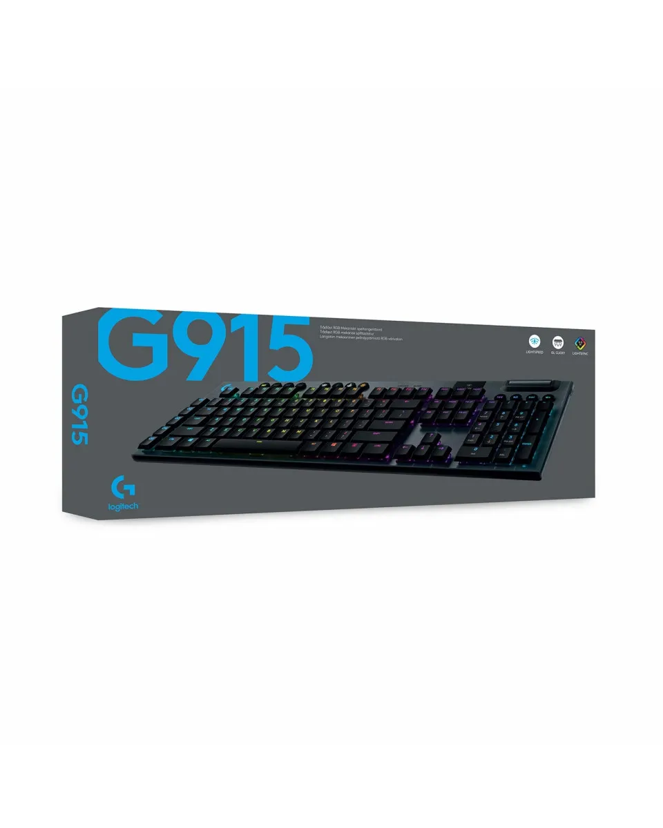 Tastatura Logitech G915 Lightspeed - GL Tactile 