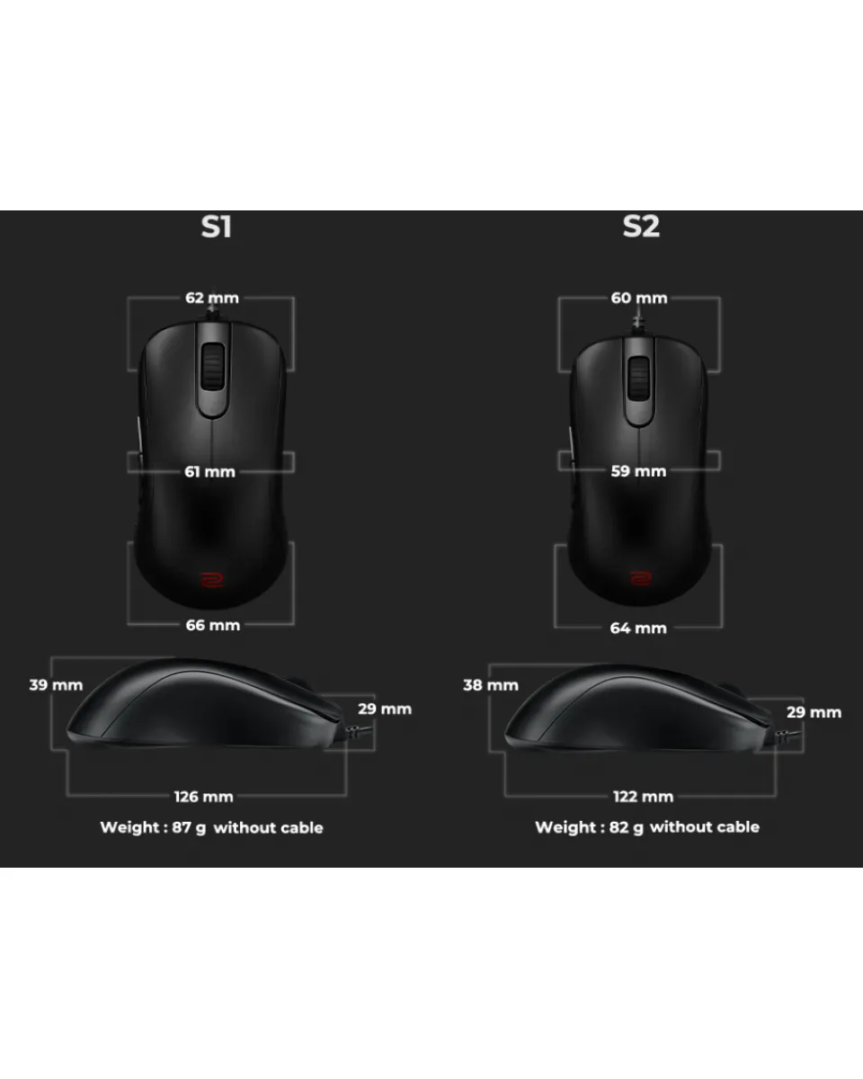 Miš Zowie S1 Black 