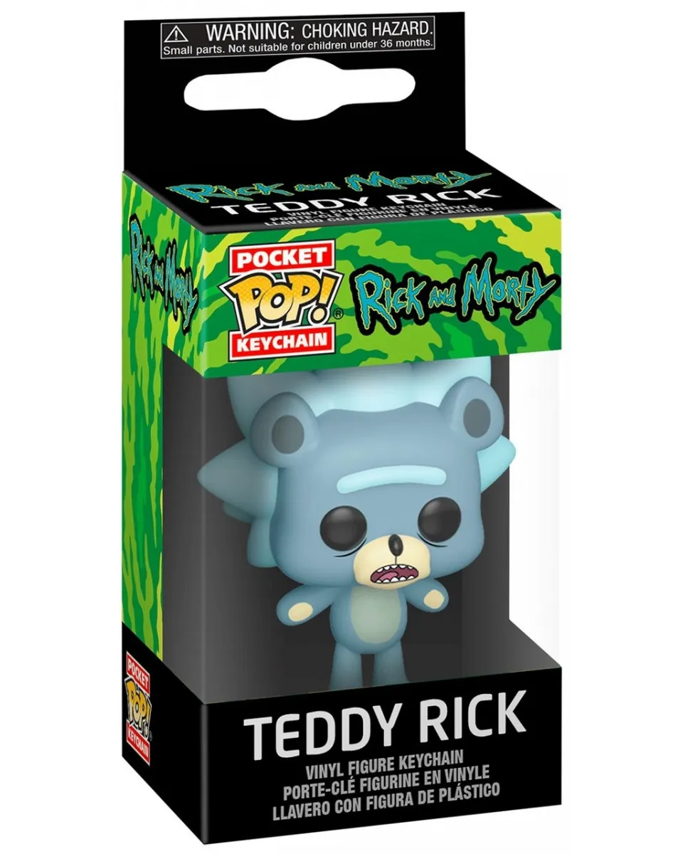 Privezak POP! Pocket Rick and Morty - Teddy Rick 