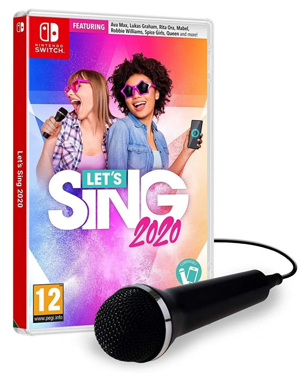 Switch Let's Sing 2020 + Mikrofon 