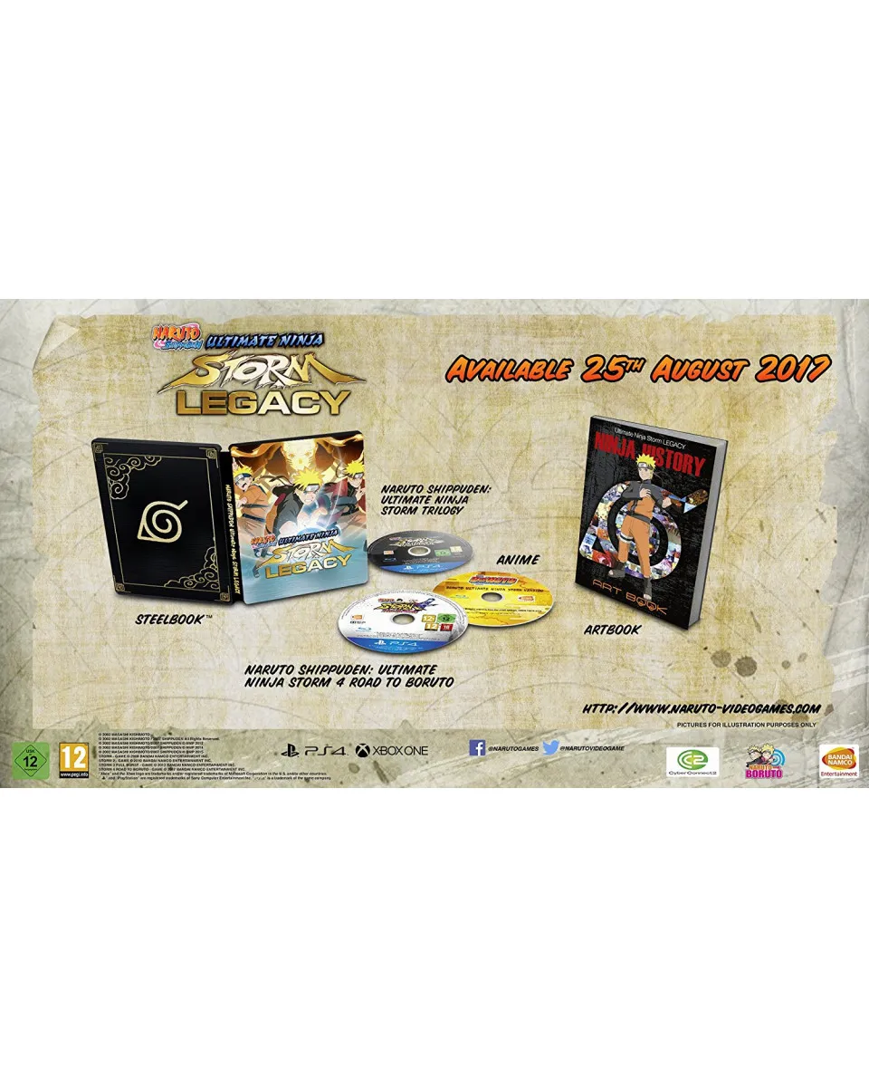 PS4 Naruto Shippuden Ultimate Ninja Storm Legacy 