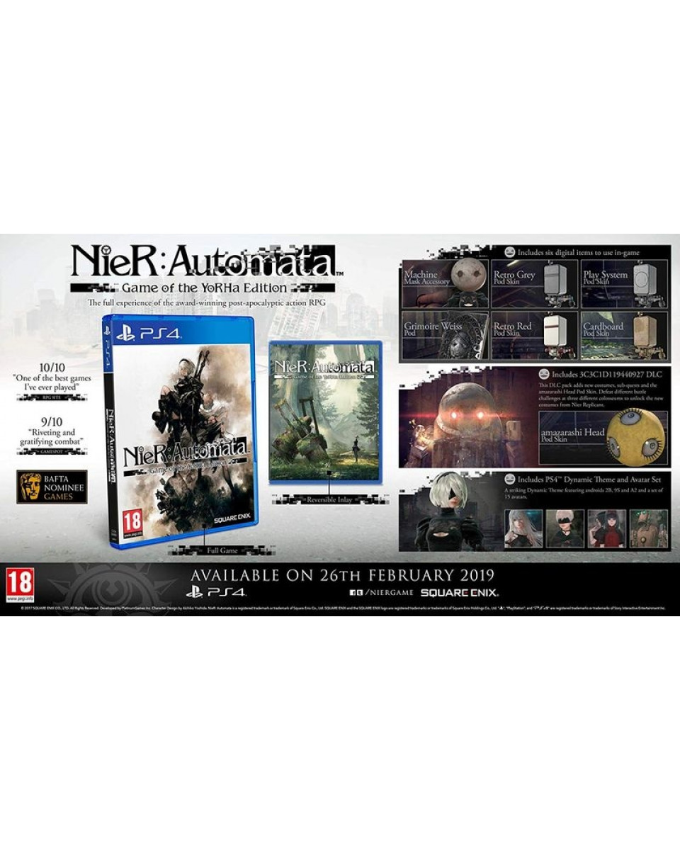 Ps4 Nier Automata Game Of The Yorha Edition Games Online Shop Ps4 Nier Automata Game Of The Yorha Edition Games Online Shop