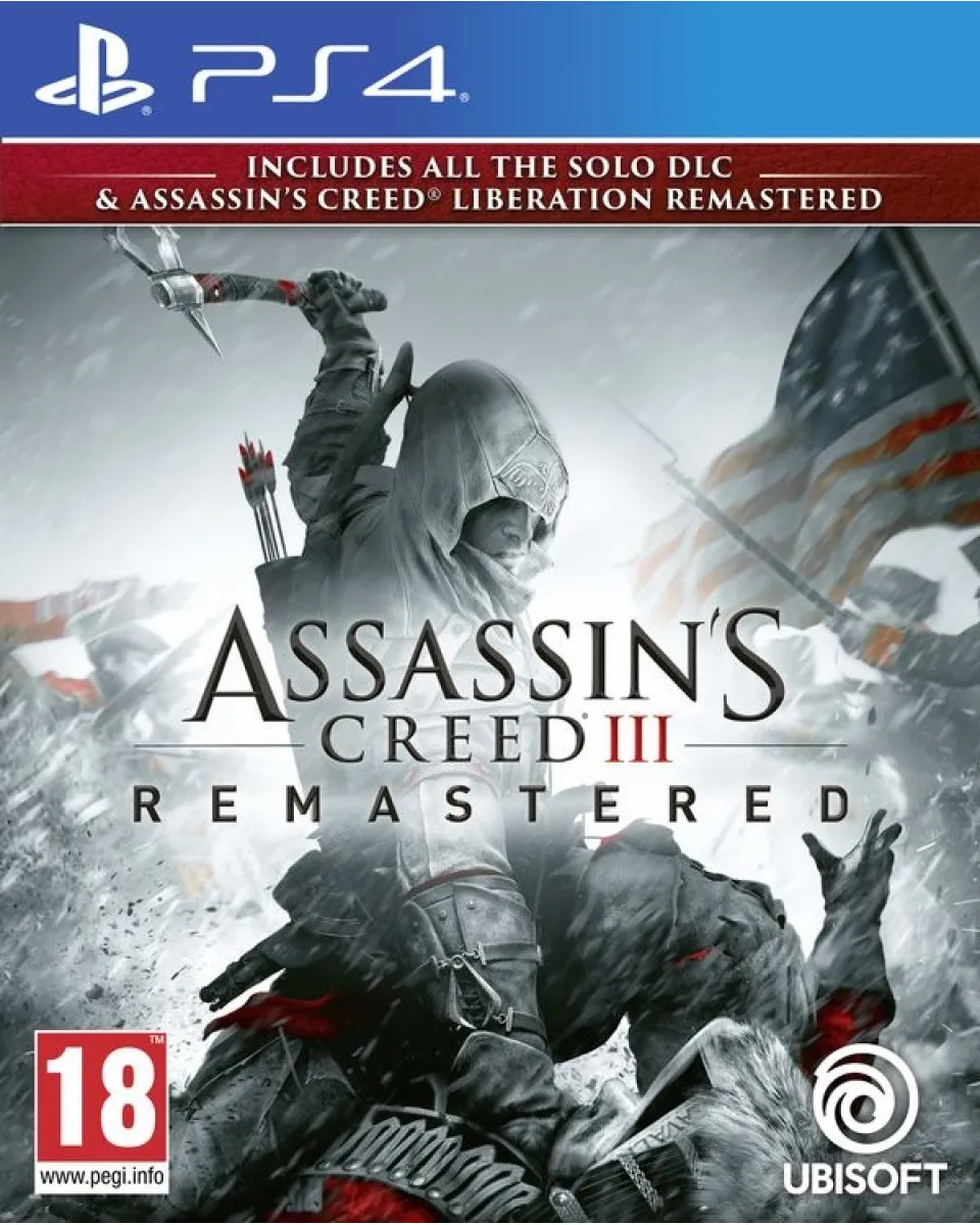 PS4 Assassin's Creed 3 & Liberation HD Remastered 